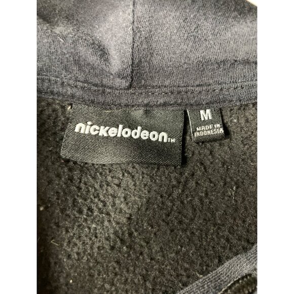 SpongeBob SquarePants Bikini Bottom Hoodie M Black Pullover Nickelodeon RS10479 - Picture 4 of 10